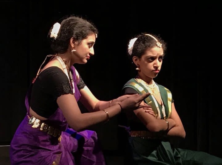 Aarushi as Krishna with Shikha as Yashoda
