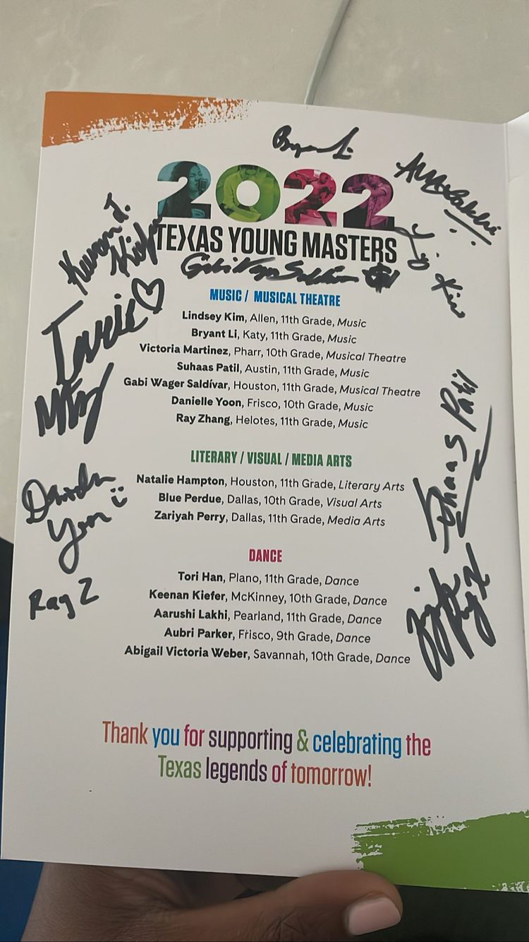 Texas Young Masters autograph signing