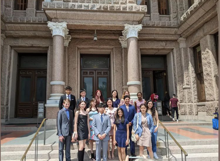 2022 Texas Young Masters in front of the Texas Capitol