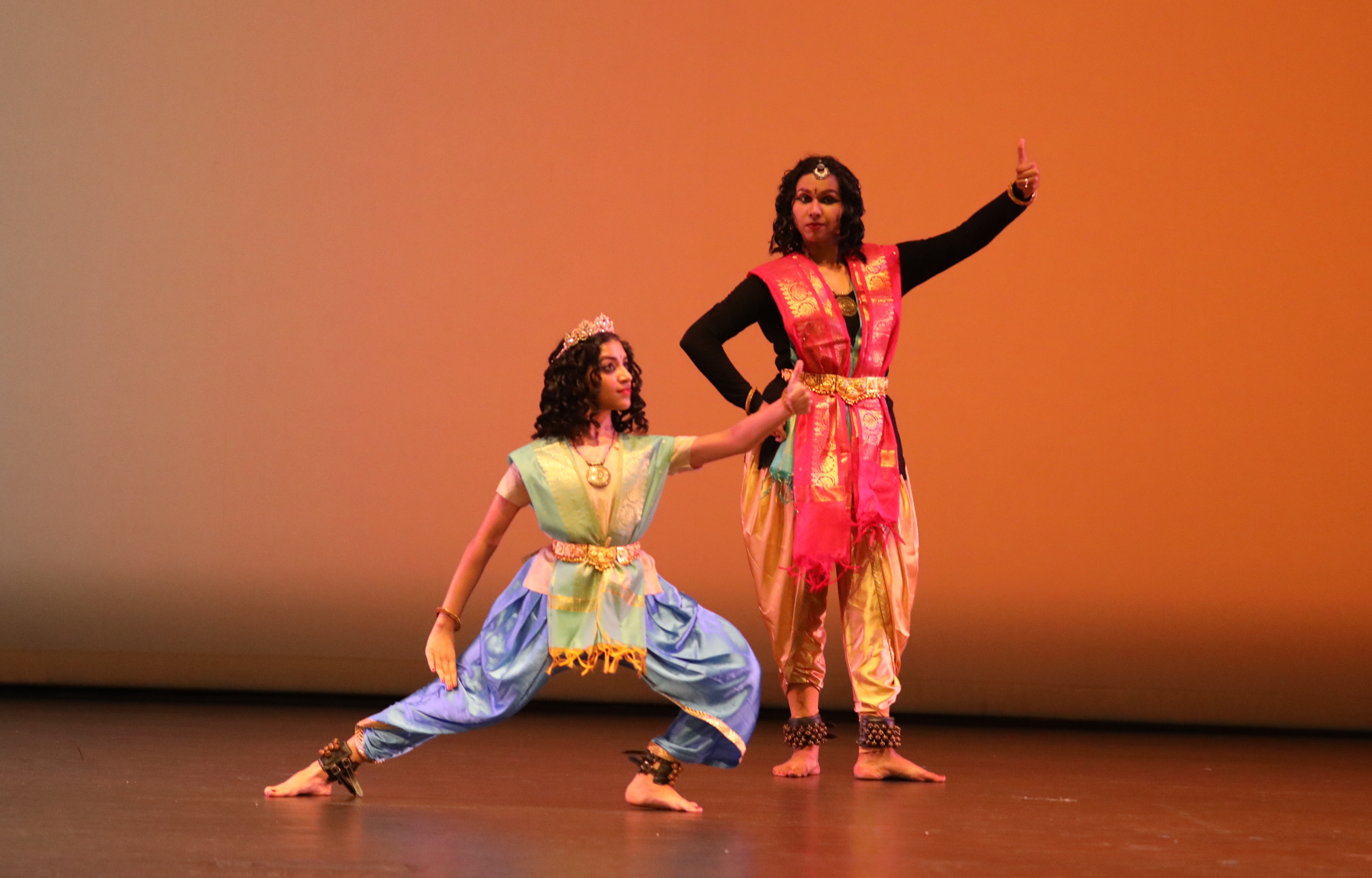 Aarushi Lakhi as Abhimanyu with Janani Ramachandran as Arjuna