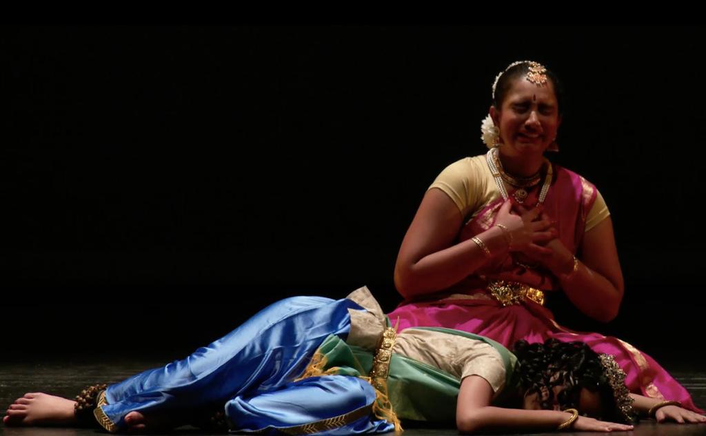 Aarushi Lakhi as Abhimanyu with Ramya Dharmendran as Subhadra